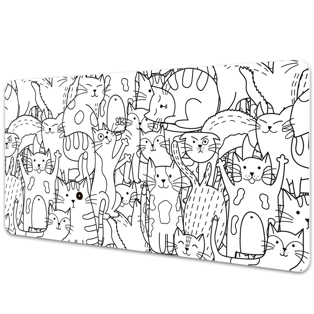Könyökalátét Doodle stílusú macskák