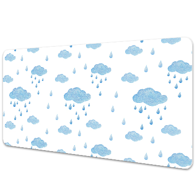Irodai asztal alátét Esőfelhők