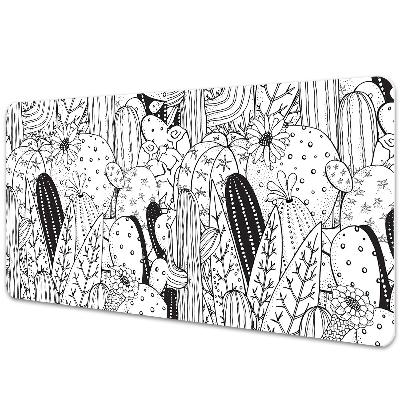 Iróasztal könyökalátét Kaktuszok képregény stílusban