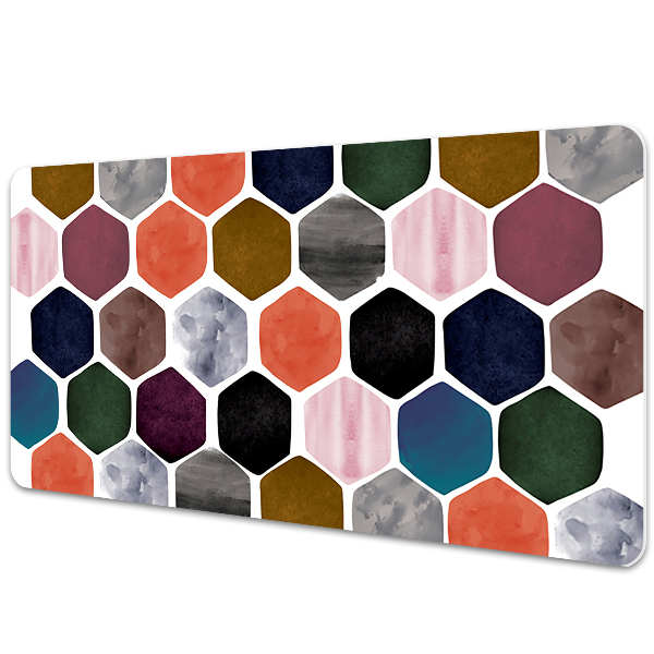 Iróasztal könyökalátét Geometrikus méhsejt