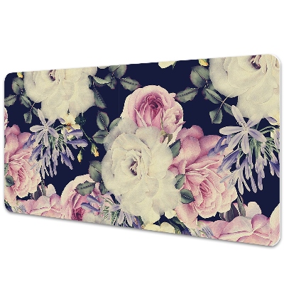 Irodai asztal alátét Vintage rózsák