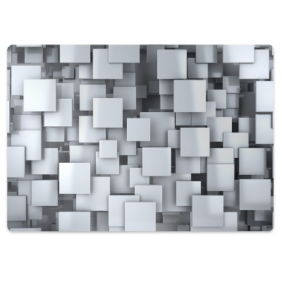 Szék szőnyeg Szürke geometriai alakzatok