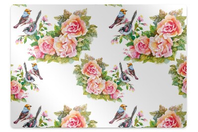 Szék szőnyeg Madár motívum egy erdőben