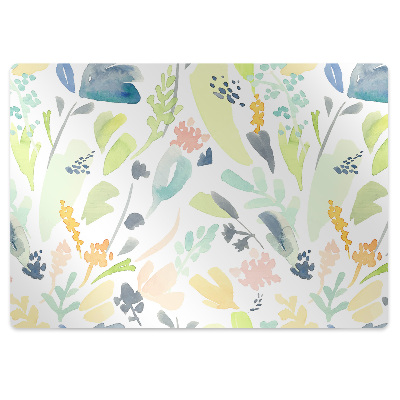 Padlóvédő székalátét Virágok