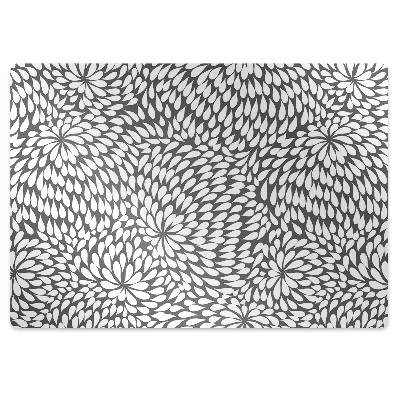 Szék szőnyeg Sötét virágok