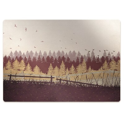 Szék szőnyeg Őszi erdő