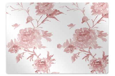 Szék szőnyeg Pasztell virágok