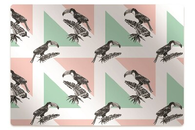 Szék szőnyeg Madarak és háromszögek