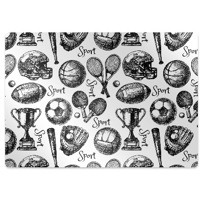 Padlóvédő székalátét Sportos vintage