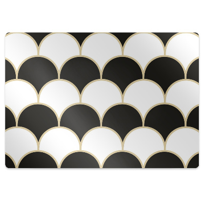 Padlóvédő székalátét Halpikkely mintázat