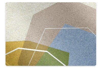 Szék szőnyeg Színes mezők