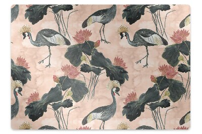 Szék szőnyeg Daruk a kínai kultúrából