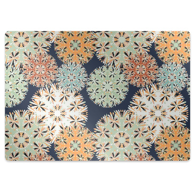 Padlóvédő székalátét Színes mandalák