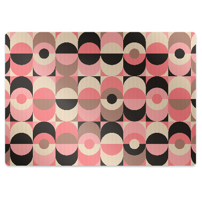 Szék szőnyeg Retro körök