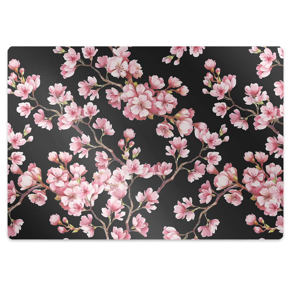 Padlóvédő székalátét Sakura virágok