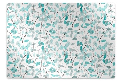 Padlóvédő székalátét Akvarell levelek