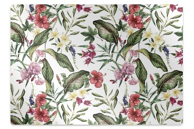 Szék szőnyeg Egzotikus virágok