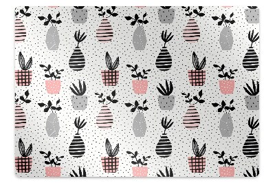 Szék szőnyeg Növények cserépben