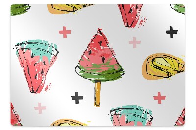 Padlóvédő székalátét Görögdinnye motívum gyerekeknek