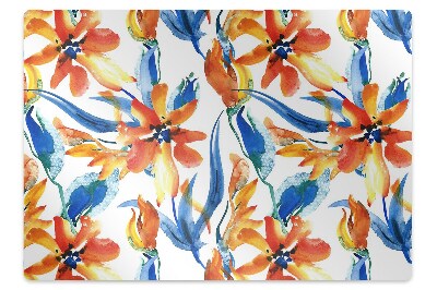 Padlóvédő székalátét Napfényes virágok