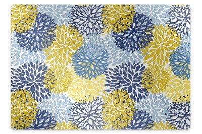 Szék szőnyeg Krizantém virágok