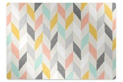 Padlóvédő székalátét Halszálka retro stílus