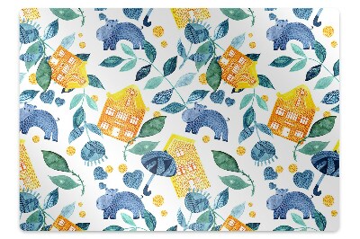 Szék szőnyeg Színes minta gyermeke számára