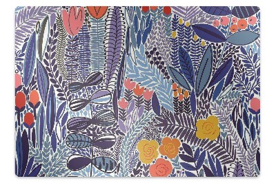 Padlóvédő székalátét Egzotikus növényvilág