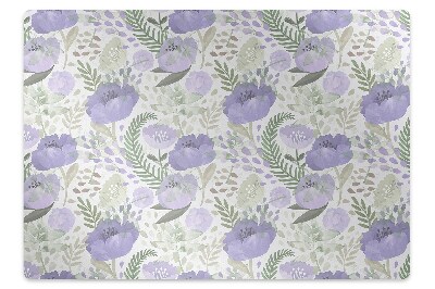 Padlóvédő székalátét Festett pipacsok