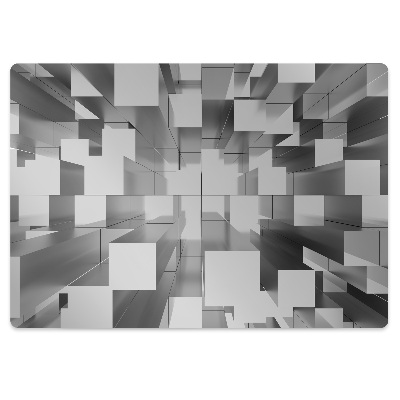 Padlóvédő székalátét Szürke mozaik