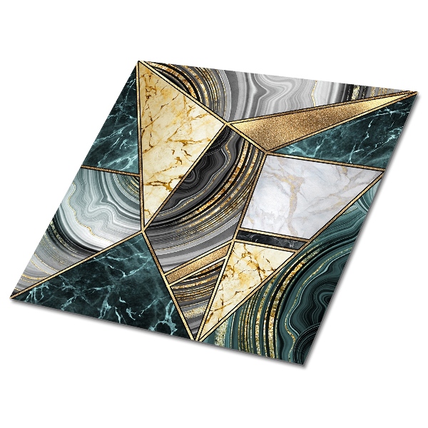 Öntapadós vinyl csempe Geometrikus márványformák