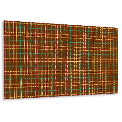 Dekorpanel falra Hagyományos kockás minta