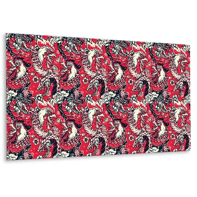 Öntapadó falburkolat állati motívummal