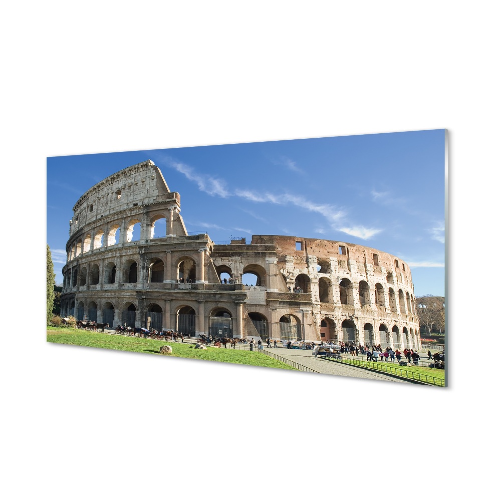 Róma Colosseum romjai Üvegkép falra