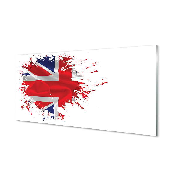 Nagy-Britannia zászló Egyedi üvegkép