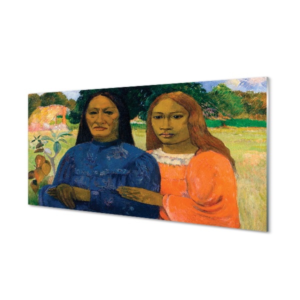 Paul Gauguin – Két nő Üvegkép nyomtatás