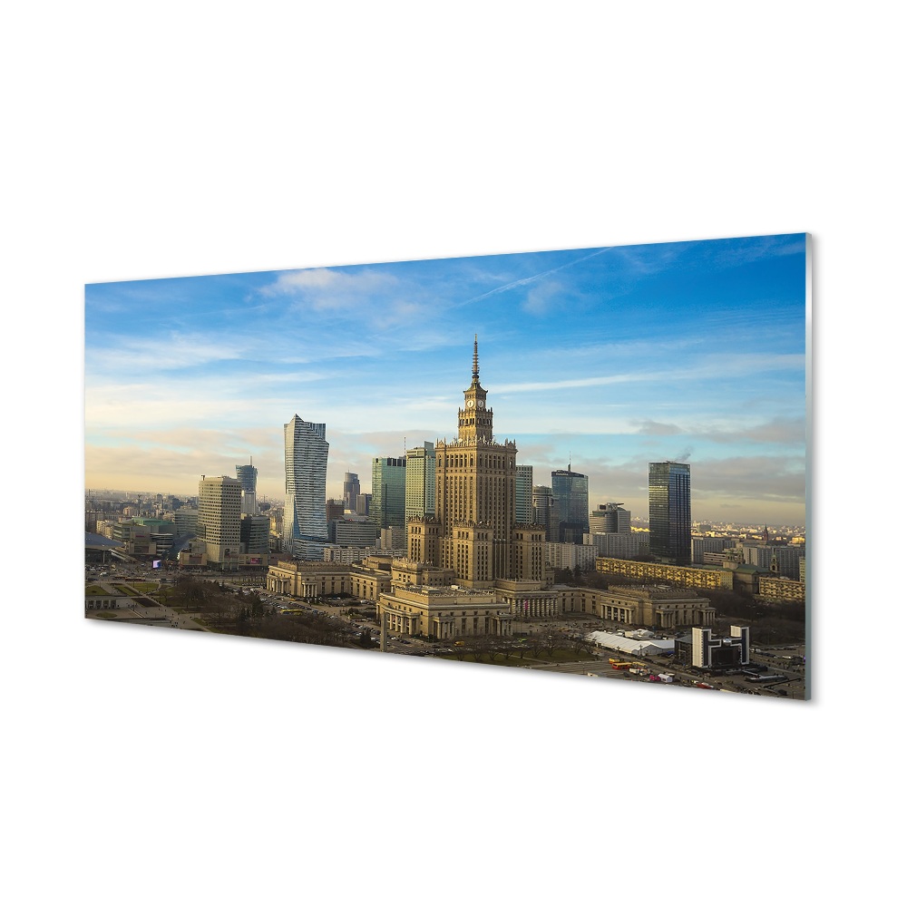 Varsói Panoráma Kultúrpalota Üvegkép