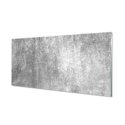 Szürke cementből készült kőfal Egyedi üvegkép