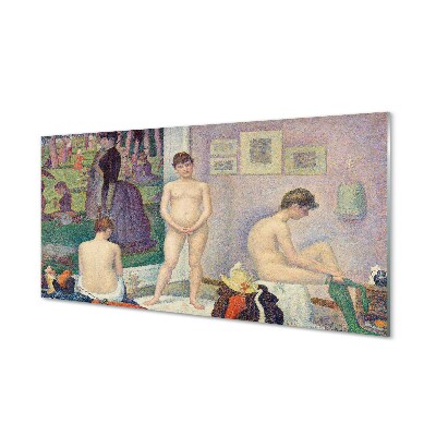 Georges Seurat – Modellek Üvegkép