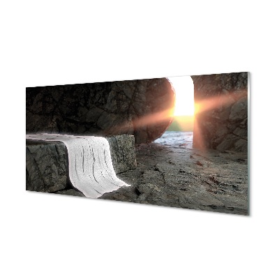 A torinói barlang lepel Üvegkép falra