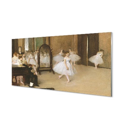 Edgar Degas - Tánclecke Üvegkép