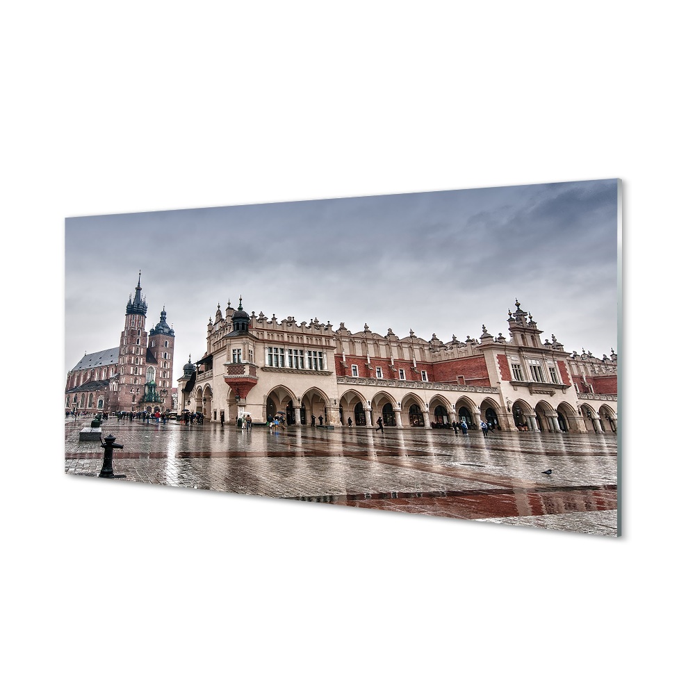 Krakkó Rain Cloth Hall piactér Üvegfotó