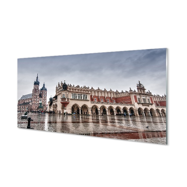 Krakkó Rain Cloth Hall piactér Üvegfotó