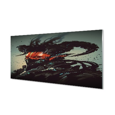 Dohányzó ördögszarv Üvegfotó