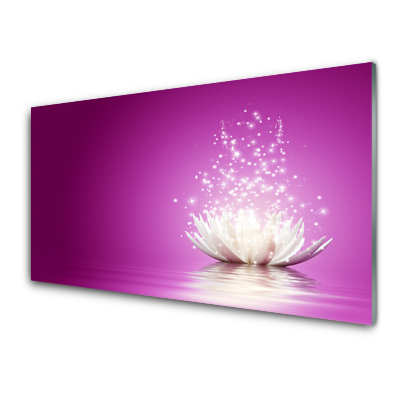 Üvegkép Nyomtatás lótusz virág