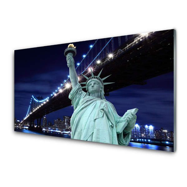 Üvegfotó New York-i Szabadság-szobor