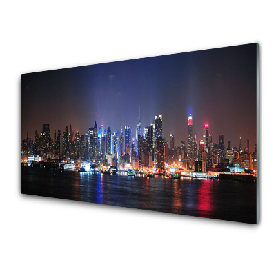 Üvegkép Falra New York Manhattan