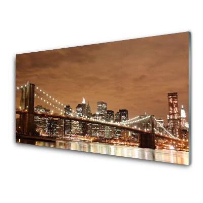 Üvegkép Fény város hídja