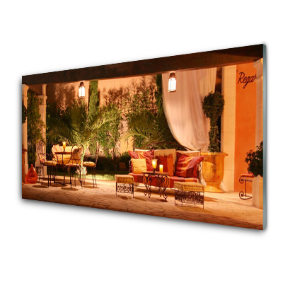 Üvegkép Falra Építészeti étterem