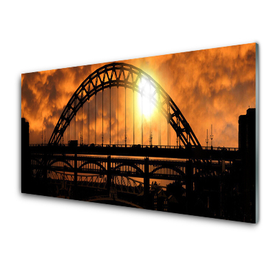 Üvegkép Nyomtatás Viadukt építése